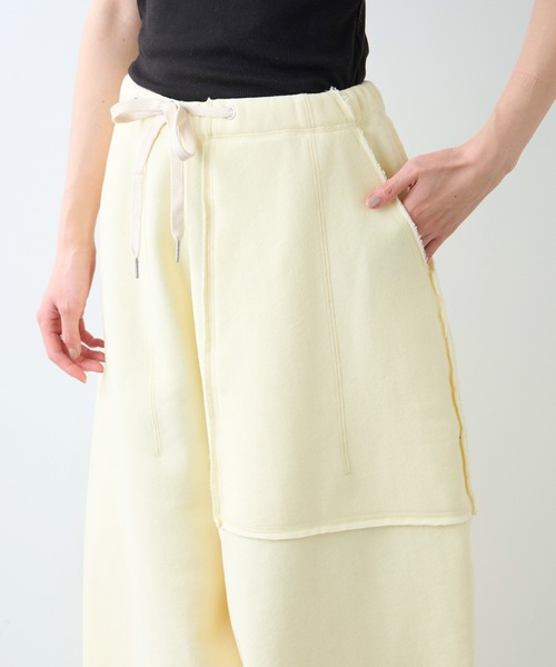 「etsinta」 イージーパンツ ONE SIZE アイボリー レディース_画像6