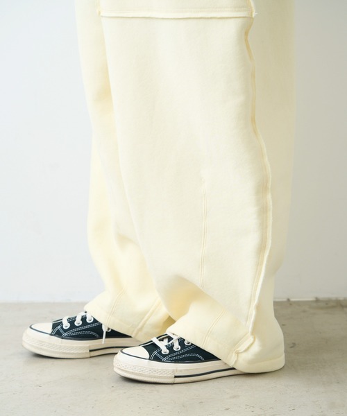 「etsinta」 イージーパンツ ONE SIZE アイボリー レディース_画像9