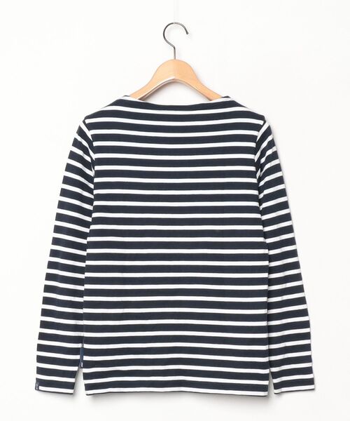 「LOOPWHEELER」 ボーダー柄長袖Tシャツ S ネイビー メンズ_画像2