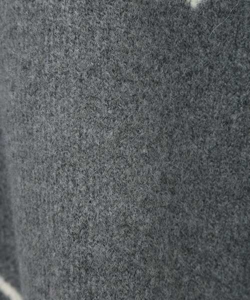 「AMERICAN HOLIC」 長袖ニット M 杢グレー レディース_画像9