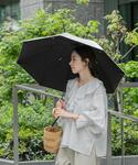 日傘 傘 晴雨兼用バンブーアンブレラ レディースの詳細画像1