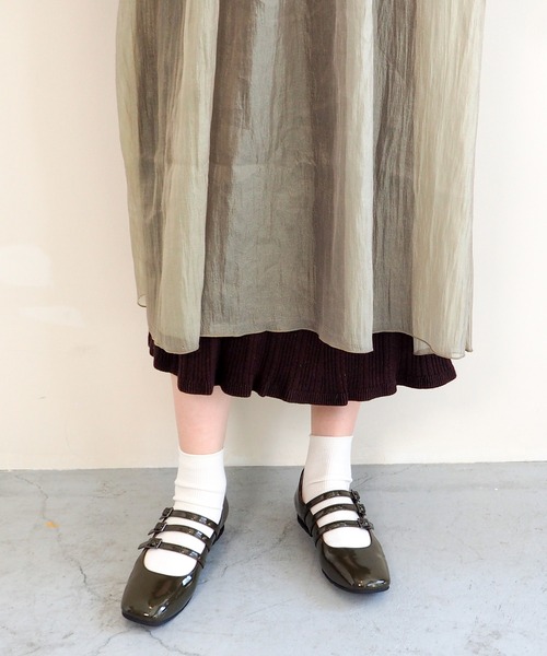 「あしながおじさん」 シューズ 23.5cm ワイン レディース_画像8