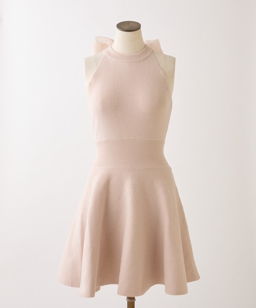 「one after another NICE CLAUP」 コンビワンピース MEDIUM チャコールグレー レディースの画像