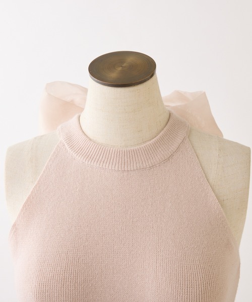 「one after another NICE CLAUP」 コンビワンピース MEDIUM チャコールグレー レディースの画像
