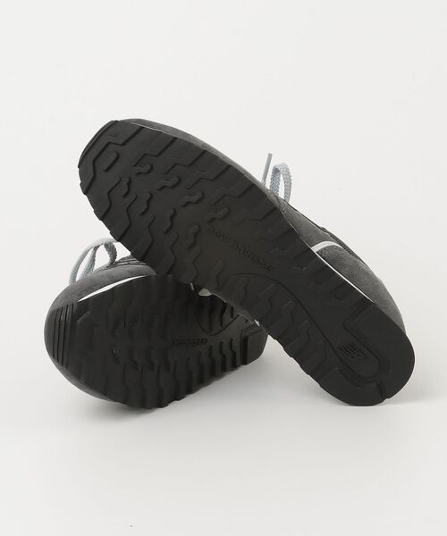 「New Balance」 ローカットスニーカー 24.5cm ブラック メンズ_画像3