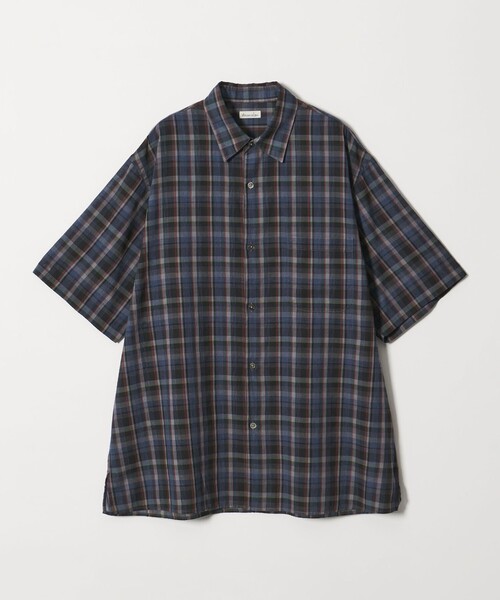 STEVEN ALAN（スティーブンアラン） シャツ 半袖 マドラスチェック