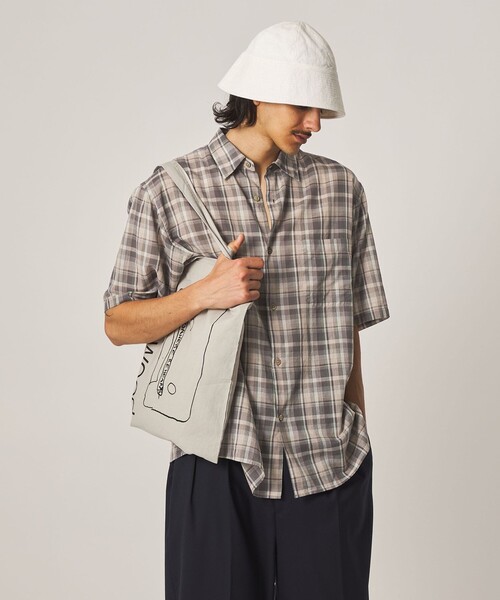 STEVEN ALAN（スティーブンアラン） シャツ 半袖 マドラスチェック