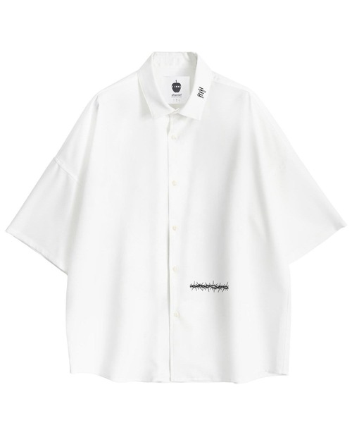 シャツ CANDLE” emb. S/S BIG SHIRTS メンズの画像