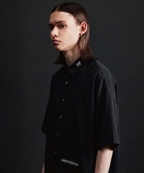 シャツ CANDLE” emb. S/S BIG SHIRTS メンズの画像