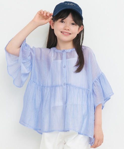 BURBERRY キッズ ストライプ柄 長袖シャツ BURBERRY（バーバリー） 「KIDS」ストライプ柄長袖シャツ 160A