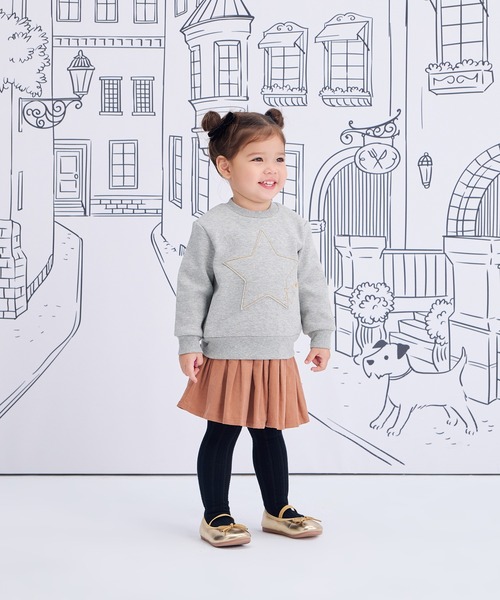 「combimini」 「KIDS」スウェットカットソー 120 ライトベージュ キッズ_画像6