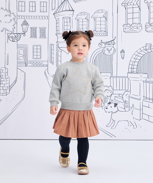 「combimini」 「KIDS」スウェットカットソー 120 ライトベージュ キッズ_画像7