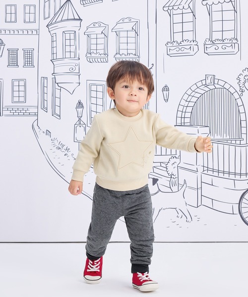 「combimini」 「KIDS」スウェットカットソー 120 ライトベージュ キッズ_画像8