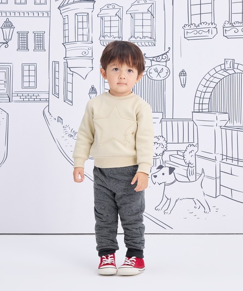 「combimini」 「KIDS」スウェットカットソー 120 ライトベージュ キッズ_画像9