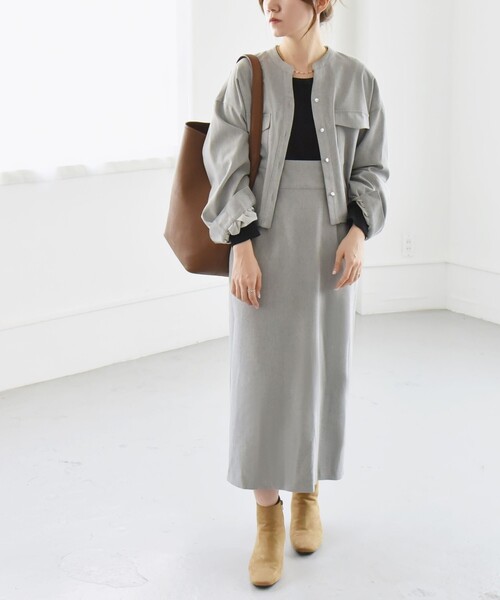 quaranciel セットアップ ONE SIZE ライトグレー レディース