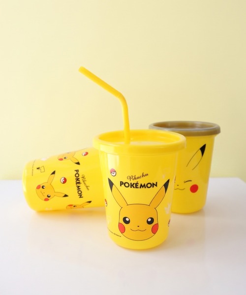 2018年ポケモンカフェ未使用タンブラーpokemonバッグおまけピカチュウ限定 タンブラー 「Pokemon/ポケットモンスター」 ピカチュウフェイス25