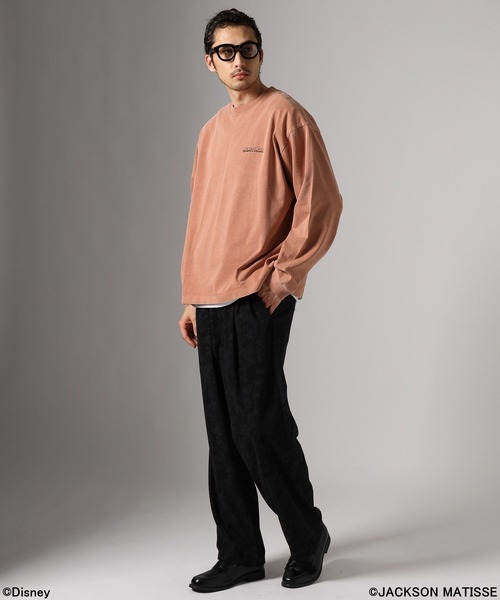 「JACKSON MATISSE」 長袖Tシャツ LARGE チャコール メンズ_画像8