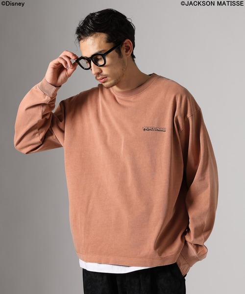 「JACKSON MATISSE」 長袖Tシャツ LARGE チャコール メンズ_画像9