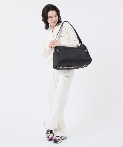 ボストンバッグ DELUXE MED WEEKENDER MH ロゴジャガードブラックスナイデル レディースの画像