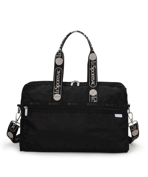 ボストンバッグ DELUXE MED WEEKENDER MH ロゴジャガードブラックスナイデル レディースの画像