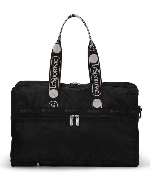 ボストンバッグ DELUXE MED WEEKENDER MH ロゴジャガードブラックスナイデル レディースの画像