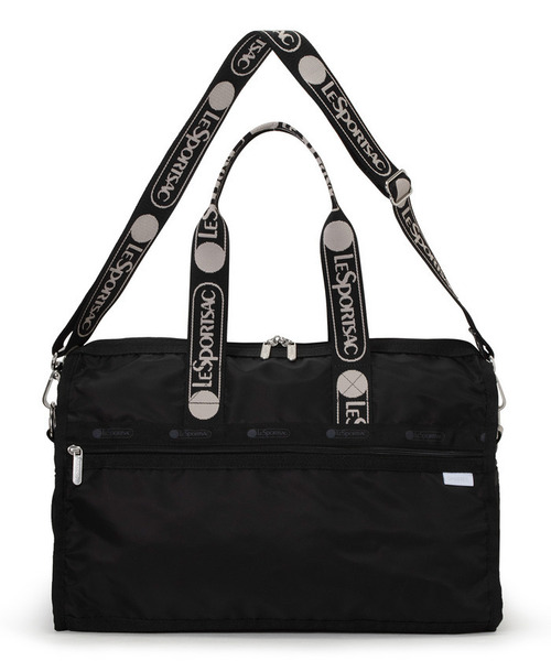 ボストンバッグ DELUXE MED WEEKENDER MH ロゴジャガードブラックスナイデル レディースの画像