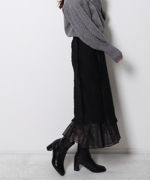 「Re.Verofonna」 スカート SMALL ブラック レディース_画像8