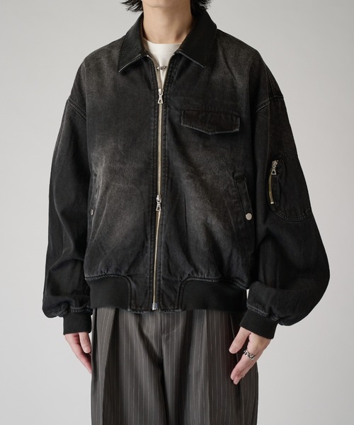【最終値下げ】【美品】lui's luis ITTI MA-1 ブルゾン 春・秋 Lui's（ルイス） ma1 ma-1 デニムMA-1 メンズ : ZOZOTOWN Yahoo!店