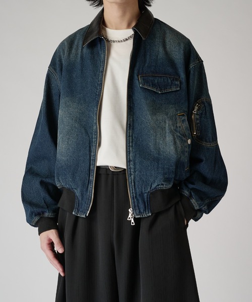 【最終値下げ】【美品】lui's luis ITTI MA-1 ブルゾン 春・秋 Lui's（ルイス） ma1 ma-1 デニムMA-1 メンズ : ZOZOTOWN Yahoo!店