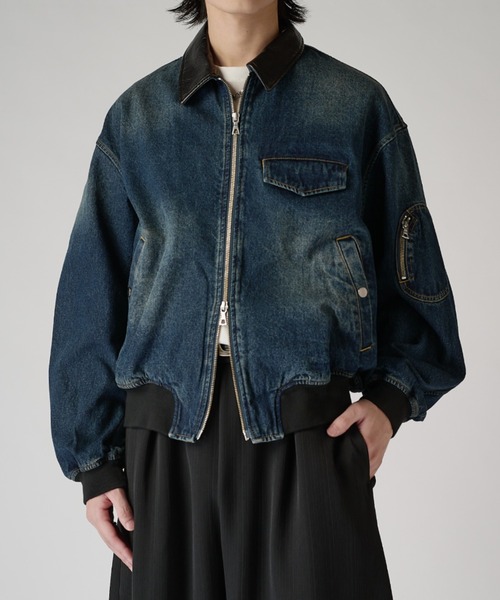 【最終値下げ】【美品】lui's luis ITTI MA-1 ブルゾン 春・秋 Lui's（ルイス） ma1 ma-1 デニムMA-1 メンズ : ZOZOTOWN Yahoo!店