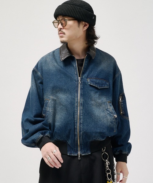 【最終値下げ】【美品】lui's luis ITTI MA-1 ブルゾン 春・秋 Lui's（ルイス） ma1 ma-1 デニムMA-1 メンズ : ZOZOTOWN Yahoo!店