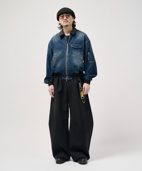 Lui's（ルイス） ma1 ma-1 デニムMA-1 メンズ : ZOZOTOWN Yahoo!店