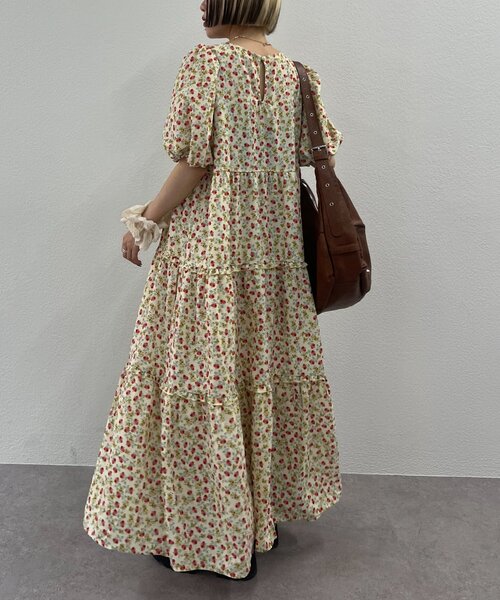 「w closet」 半袖ワンピース FREE グリーン レディース_画像6