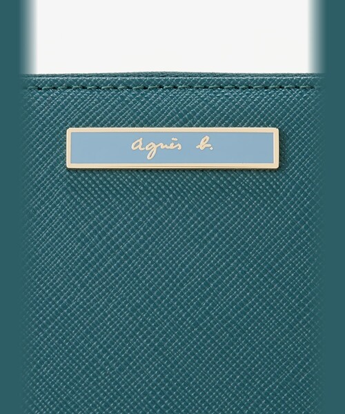 agnes b.（アニエスベー） ミニ 長財布 財布 レザー ラウンドジップ