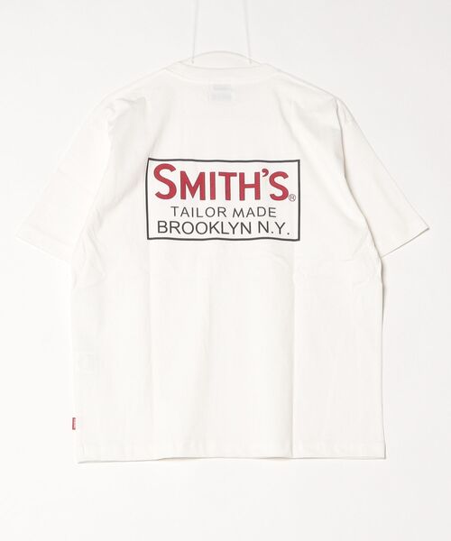 「SMITH'S AMERICAN」 半袖Tシャツ S ダークブラウン メンズ_画像3