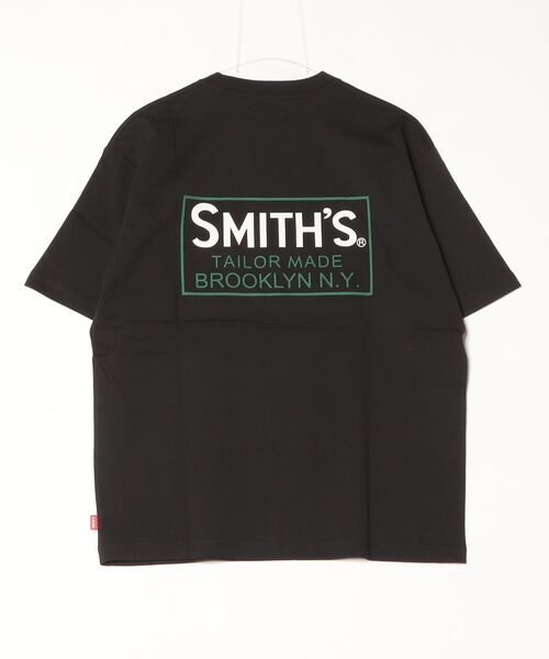 「SMITH'S AMERICAN」 半袖Tシャツ S ダークブラウン メンズ_画像4