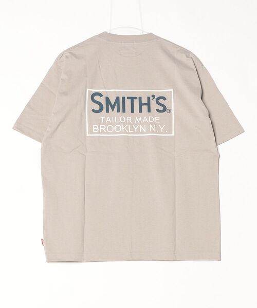 「SMITH'S AMERICAN」 半袖Tシャツ S ダークブラウン メンズ_画像5