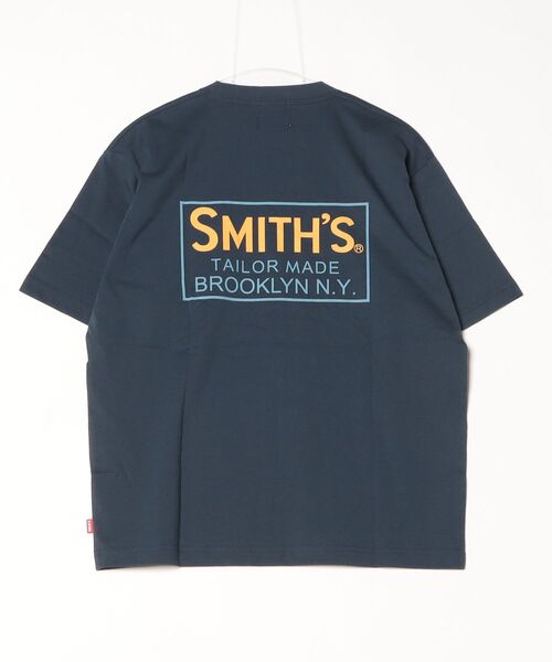 「SMITH'S AMERICAN」 半袖Tシャツ S ダークブラウン メンズ_画像6