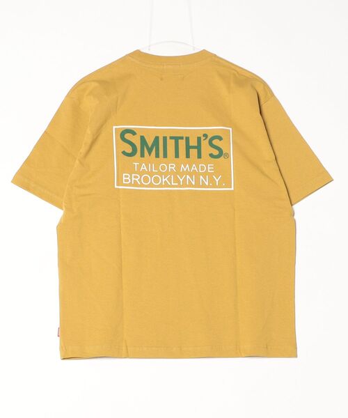 「SMITH'S AMERICAN」 半袖Tシャツ S ダークブラウン メンズ_画像7