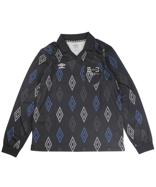 Umbro ネイビーストライプポロシャツ umbro（アンブロ） ポロシャツ メンズ レディース : ZOZOTOWN Yahoo!店