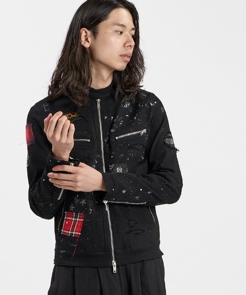 #NOID#overDesign#ライダース#ミッチーの部屋 NO ID.（ノーアイディー） 革ジャン ライダース mj11791-NO ID