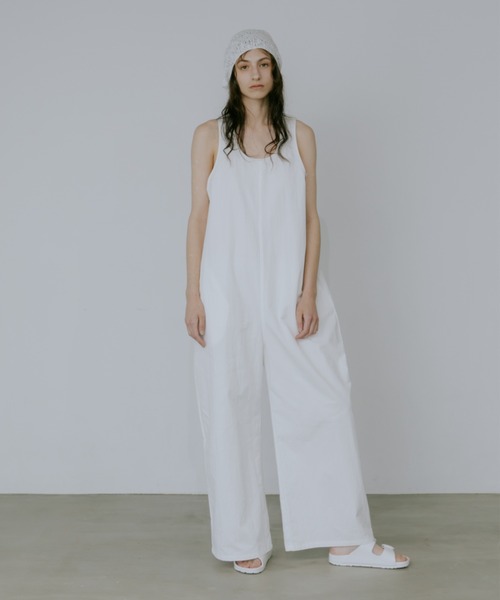lit サロペット オーバーオール Twill Cocoon Wide Salopette