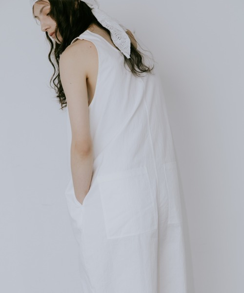 lit サロペット オーバーオール Twill Cocoon Wide Salopette