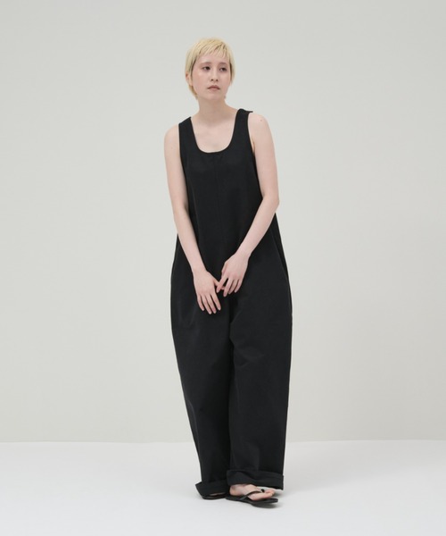 lit サロペット オーバーオール Twill Cocoon Wide Salopette