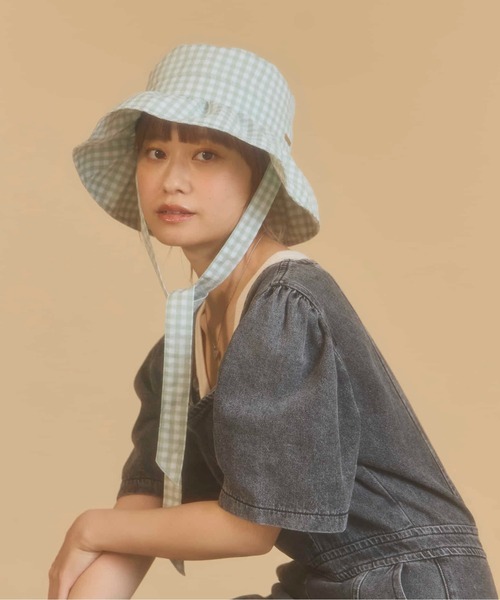 「kaorinomori」 ハット M/57.5cm ブラック レディース_画像2
