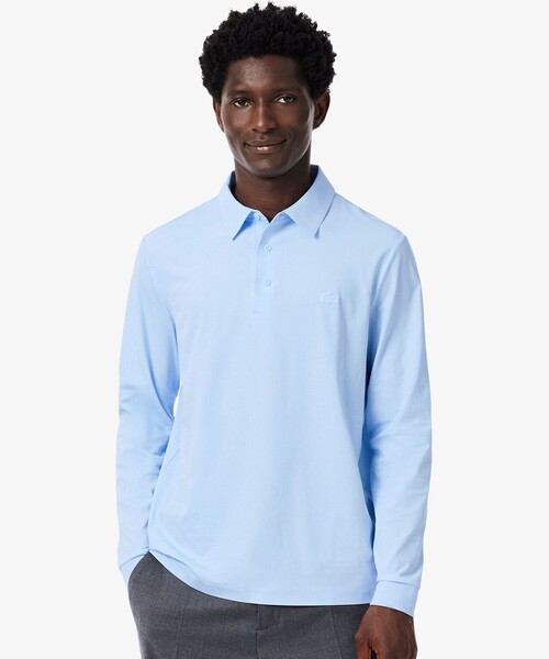 LACOSTE（ラコステ） ポロシャツ UPF 50+ストレッチミニ鹿の子ロング