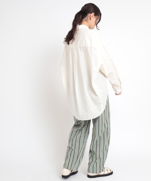 ブラウス シャツ B2689 オーガニックコットンシャツ レディース RNA-N ブラウス シャツ B2689 オーガニックコットンシャツ