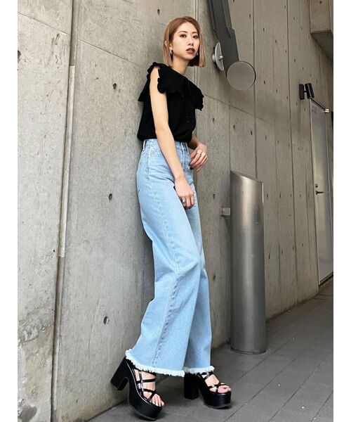 シャツ ブラウス ビッグカラーフリルトップ|ZOZOTOWN |13