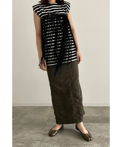 tシャツ Tシャツ 【la peau de gem.】3wayフリンジTEE|ZOZOTOWN |15