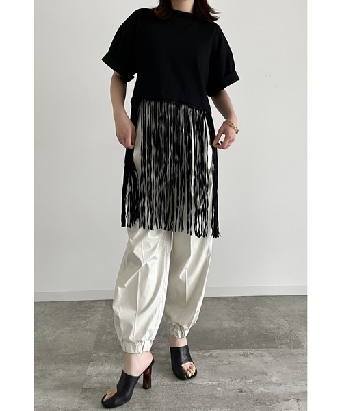 tシャツ Tシャツ 【la peau de gem.】3wayフリンジTEE|ZOZOTOWN |17